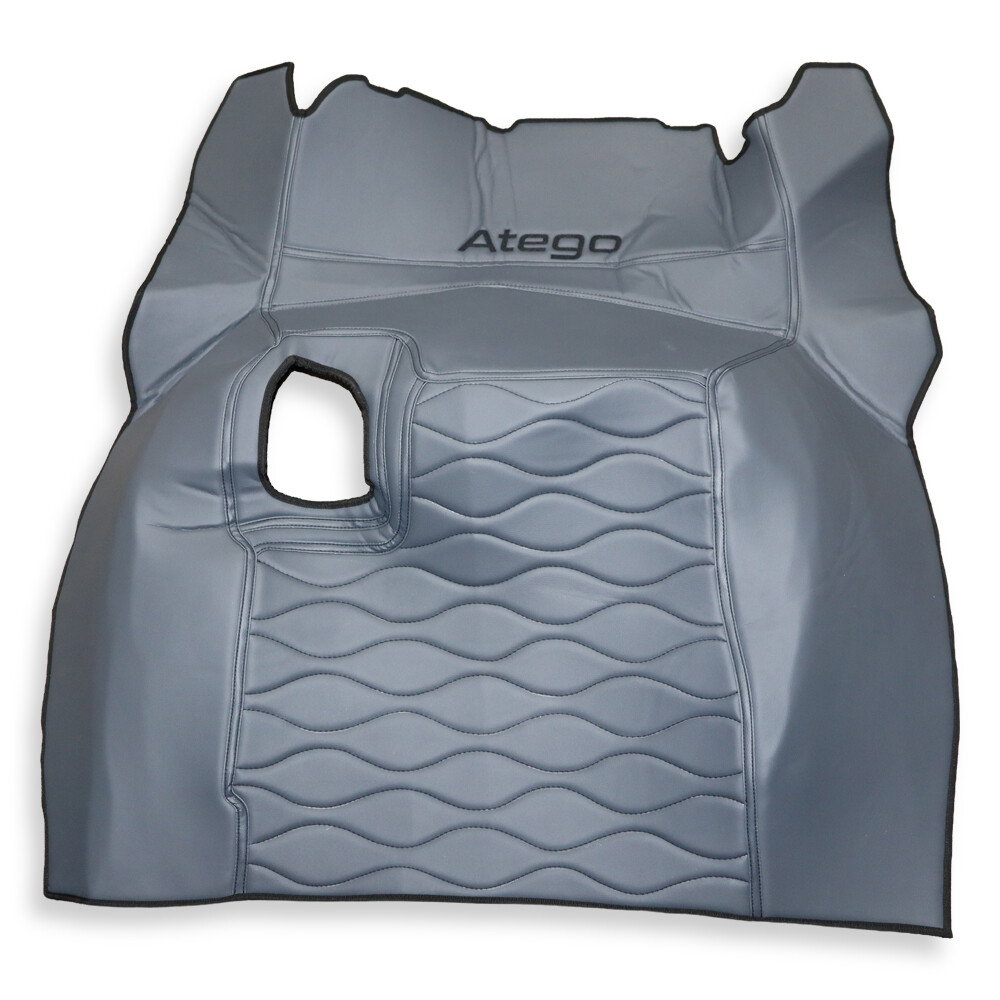 Килимок 3D Екошкіра MERCEDES AXOR/ATEGO; 6л (висока шахта) сірий