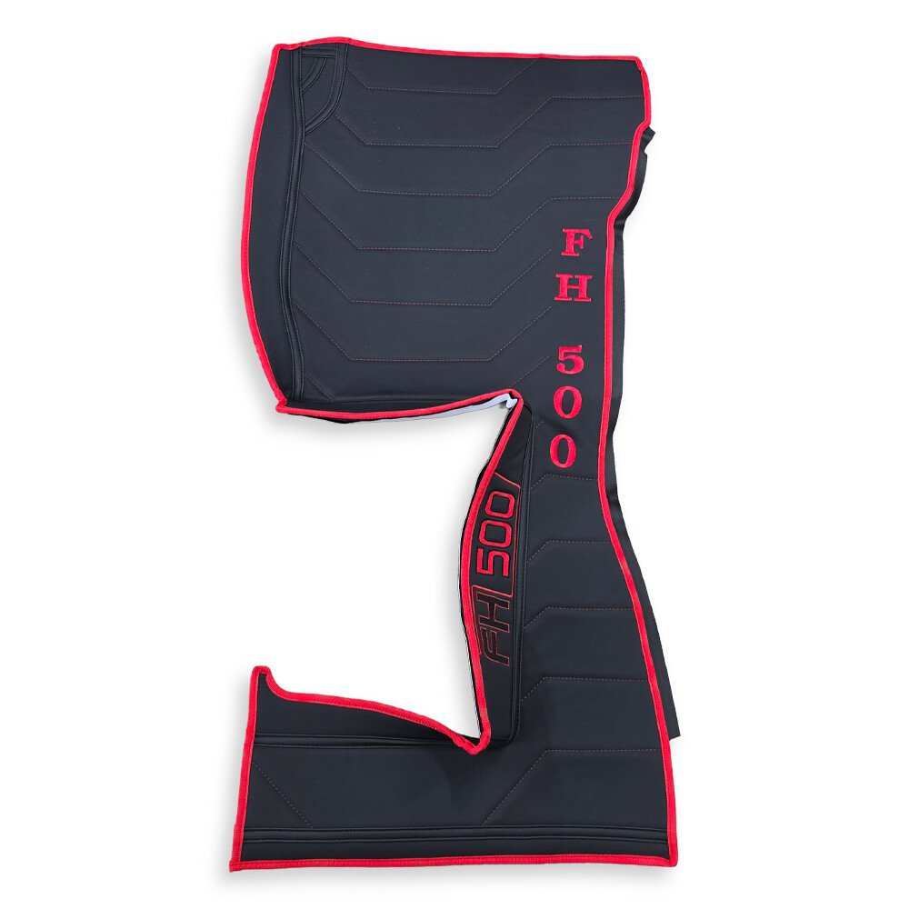 Килимок 3D Екошкіра Volvo FH Euro 6 з 2014; АКПП чорний, Килимок 3D Екошкіра Volvo FH Euro 6 з 2014; АКПП чорний,