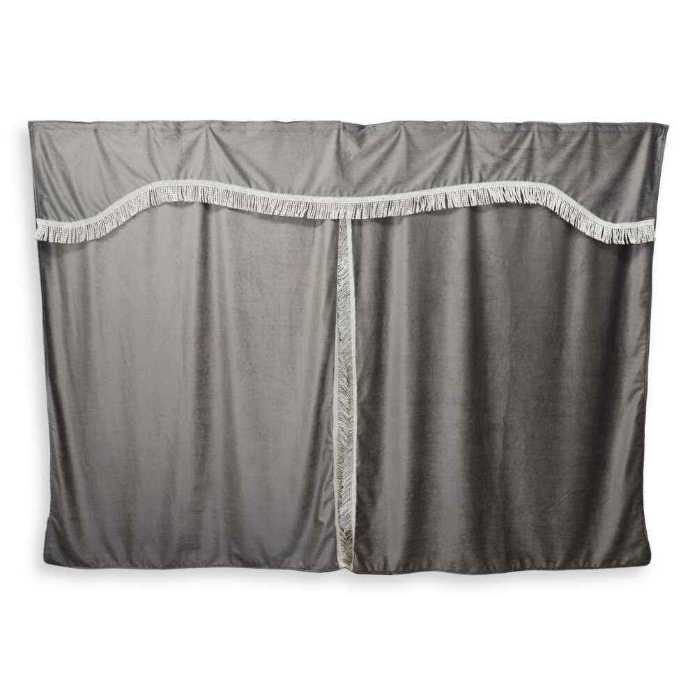 Шторка Велюр "Wave" RENAULT лоб+косинки+спальник сіра Шторка Велюр "Wave" RENAULT лоб+косинки+спальник сіра