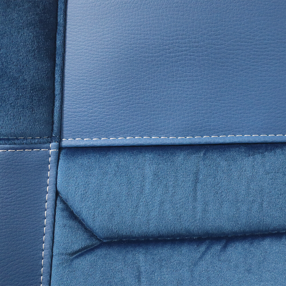 Чохол на сидіння Chess VOLVO FH FM (2014-...) синій велюр - синя шкіра