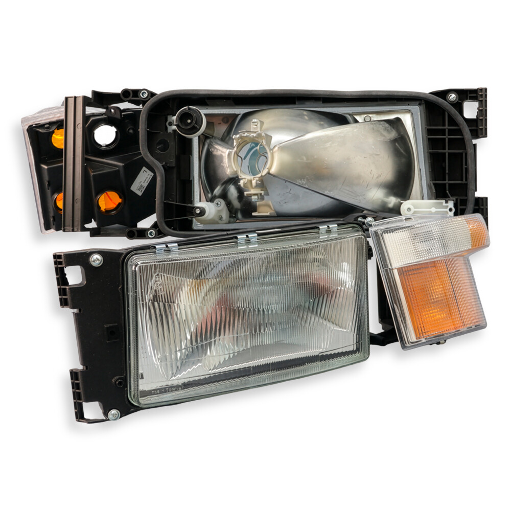 Фара SCANIA 114, 124, R, P, G (1996-2019) з покажчиком повороту, ліва (AYFAR) Фара SCANIA 114, 124, R, P, G (1996-2019) з покажчиком повороту, ліва (AYFAR)