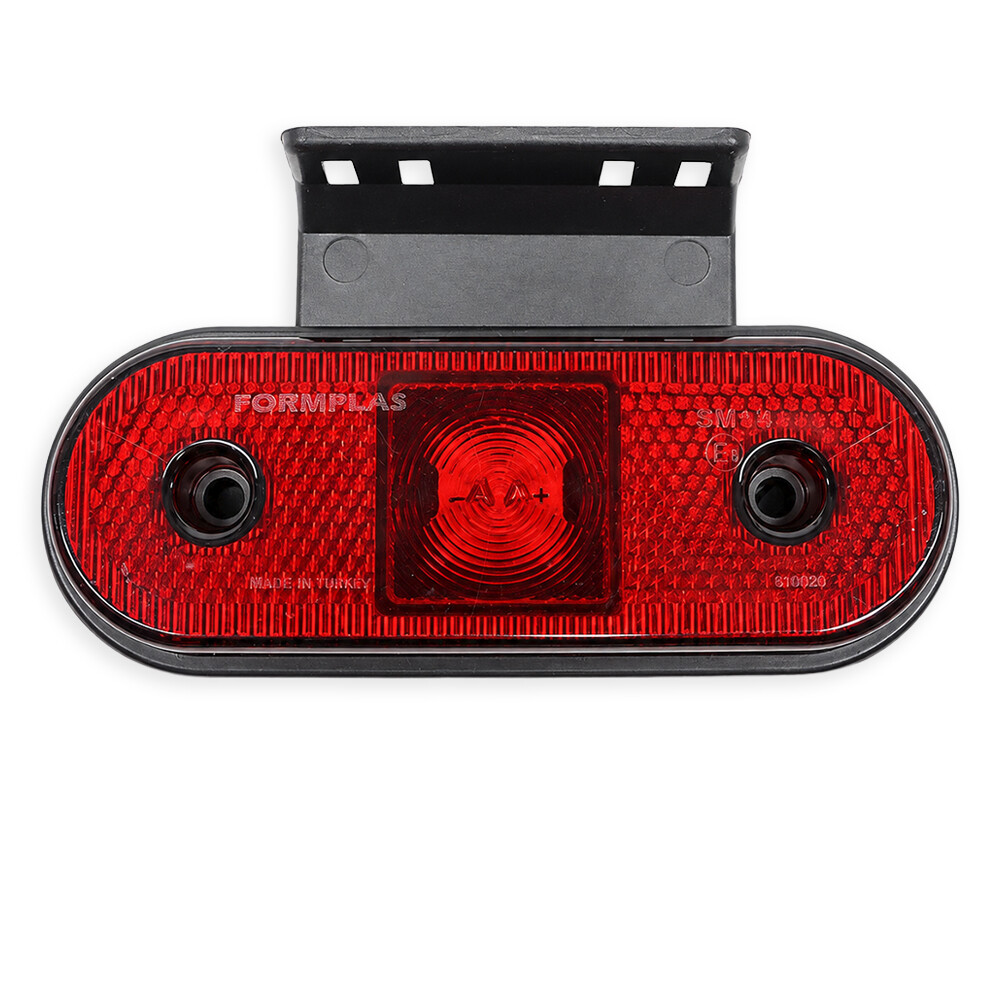 Ліхтар габаритний LED 4 червоний 12-24V з кріпленням 119*47