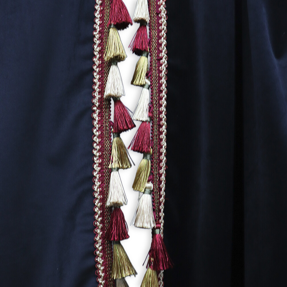 Шторка нічна "ВЕЛЮР" \чорна