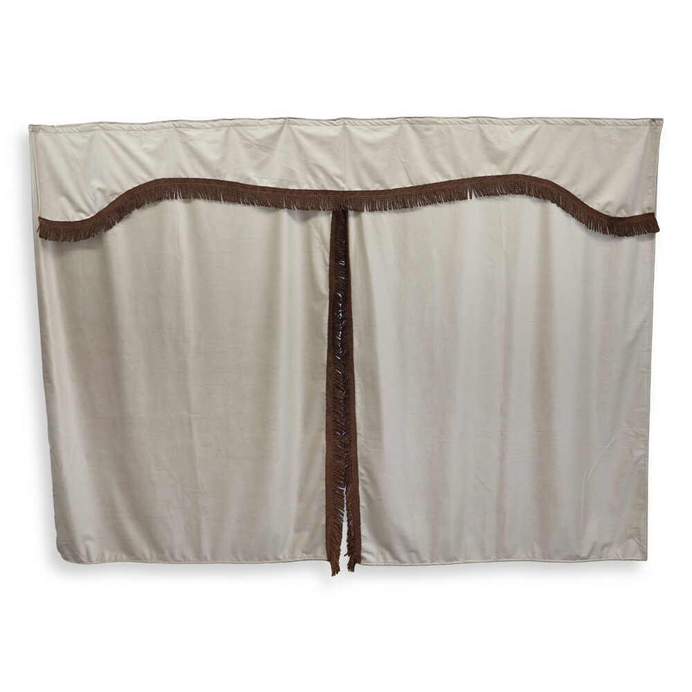 Шторка Велюр "Wave" RENAULT лоб+косинки+спальник бежева Шторка Велюр "Wave" RENAULT лоб+косинки+спальник бежева