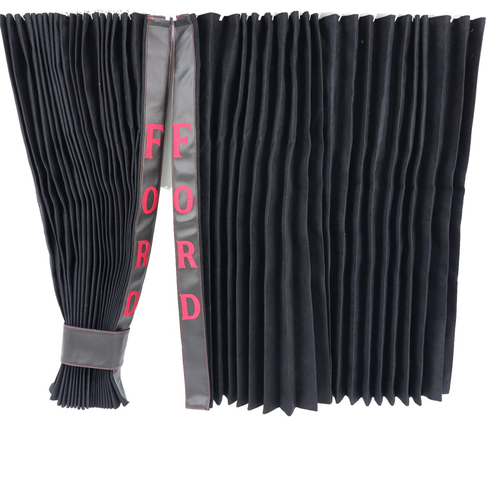 Шторы Рогожка "Bow Folds" FORD ночные черные 2х сторонние Шторы Рогожка "Bow Folds" FORD ночные черные 2х сторонние