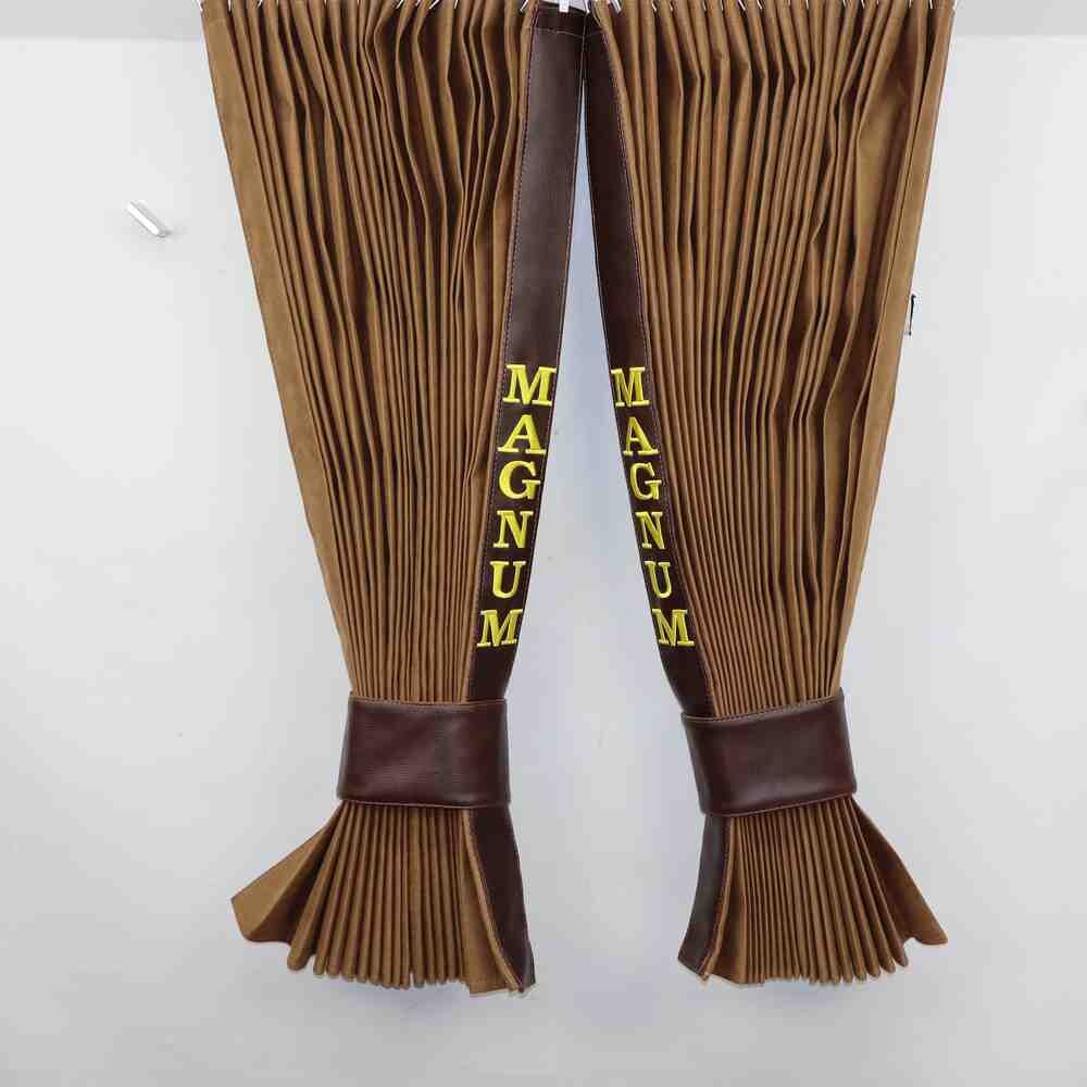 Штори Рогожка "Bow Folds" MAGNUM нічні коричневі