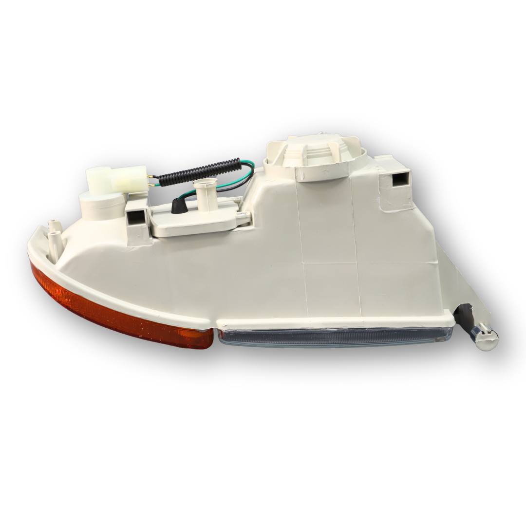 Фара противотуманная MAN TGA, TGL I, TGM I, TGS I, TGX I, L2000, LION'S (1993-) H4, PY21W, с жёлтым поворотником, левая (C.F.BERG)