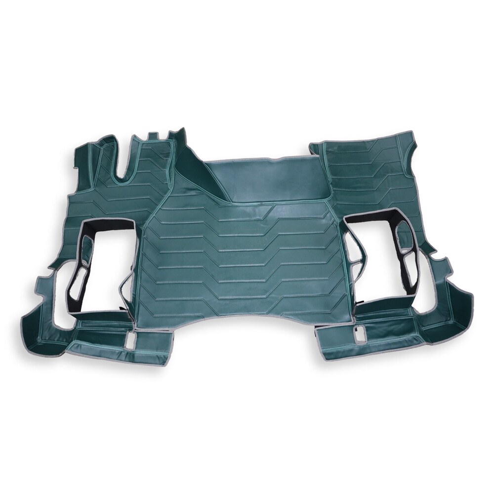 Килимок 3D Екошкіра RENAULT T з 2014 року; АКПП, рівна підлога, зелений Килимок 3D Екошкіра RENAULT T з 2014 року; АКПП, рівна підлога, зелений