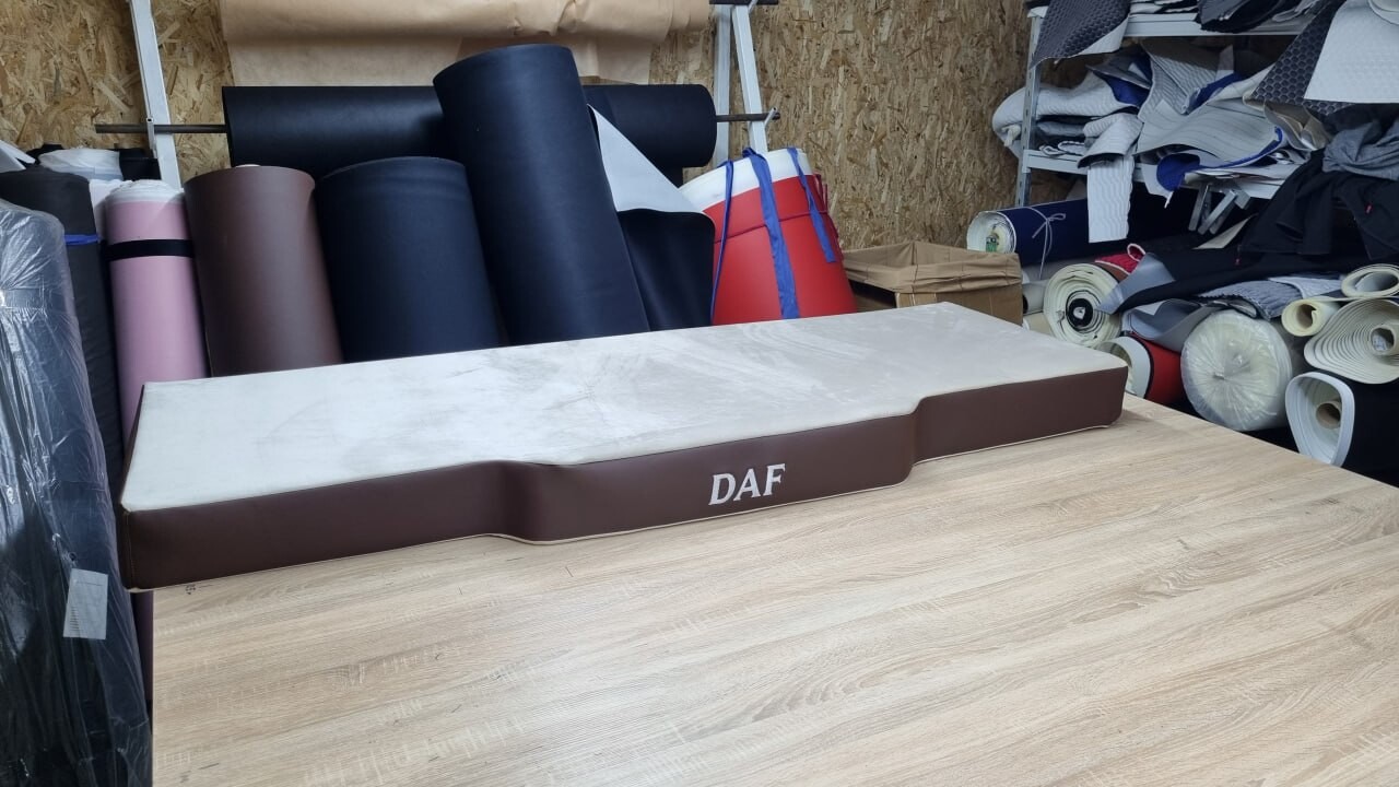 Матрац DAF 95/105; Велюр; коричневий