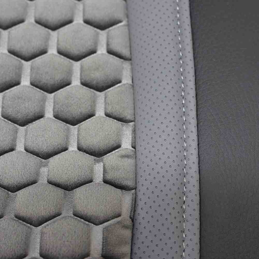 Чохол на сидіння Enterprise SCANIA R,G,P (2004-2017) водій пілот - пас. складне,  сірий