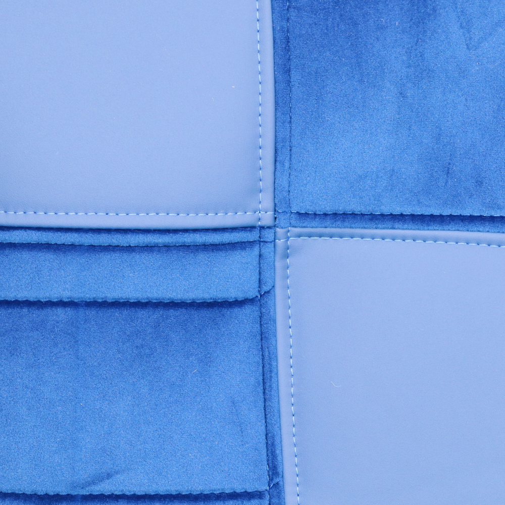 Чохол на сидіння Chess VOLVO FH FM (2014-...) синій велюр - синій шкіра Чохол на сидіння Chess VOLVO FH FM (2014-...) синій велюр - синій шкіра