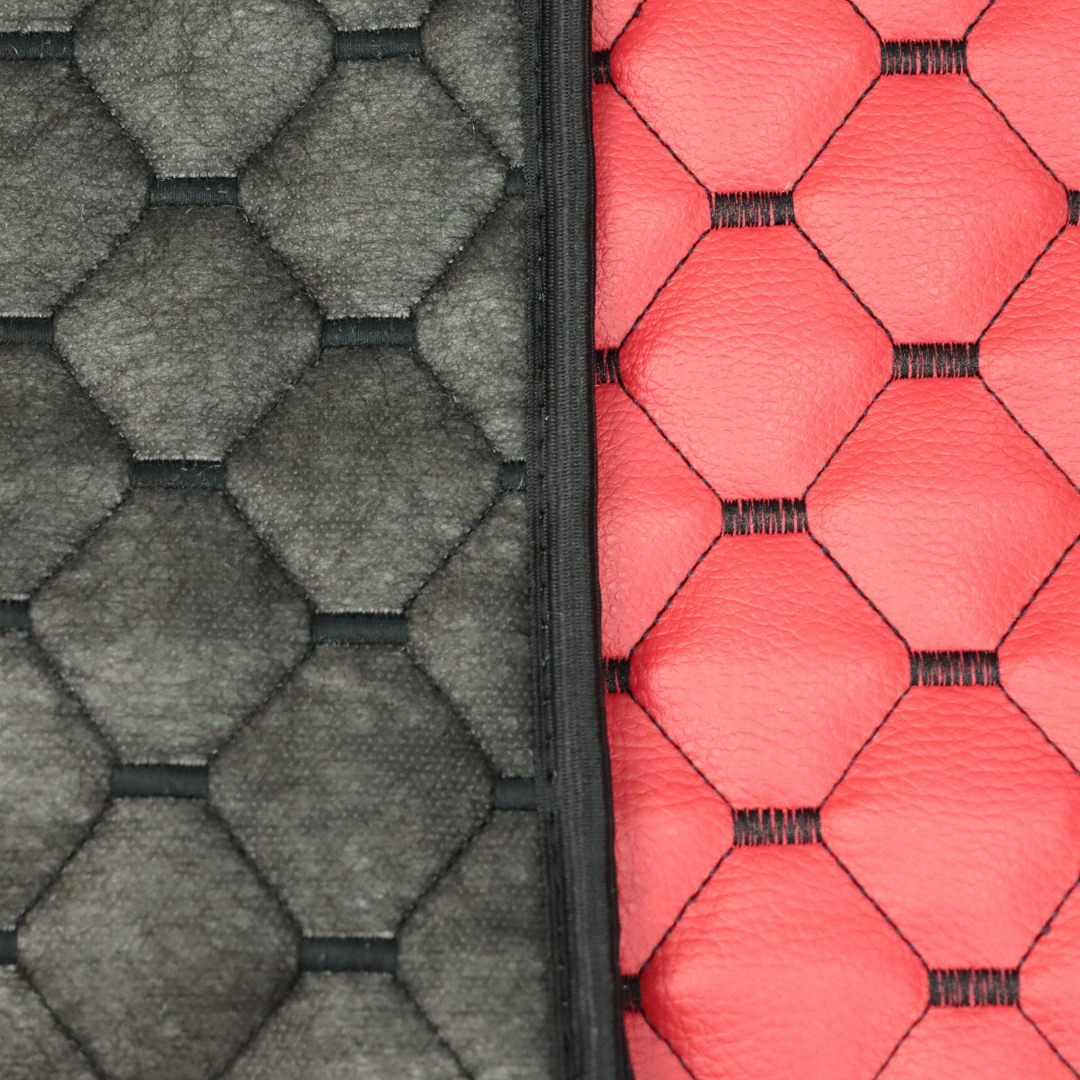 Килимок Екошкіра VOLVO FH 2003-2013; АКПП, червоний,