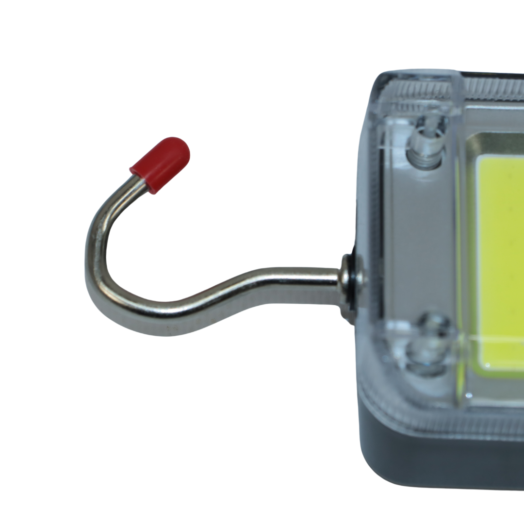 Авто лампа с переноской USB (COB 2 режима  крепление подвесное и магнитное+клипса с АКБ)