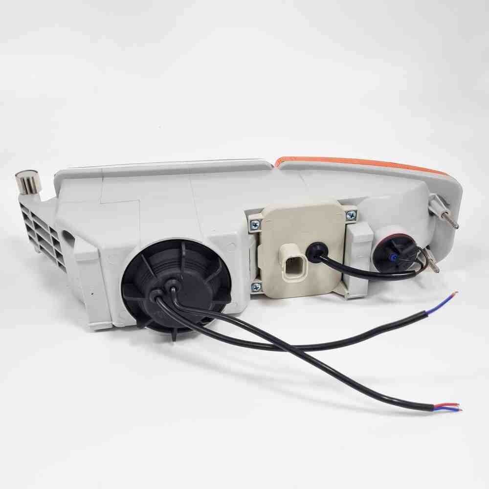 Фара противотуманная MAN TGA, TGL I, TGM I, TGS I, TGX I, L2000, LION´S (1993-) LED, PY21W, с желтым поворотником, правая (HANLIN)