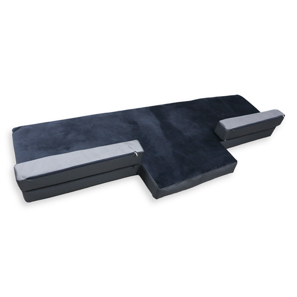 Матрас SCANIA R до 2017г. Велюр+мрамор, черно-серый