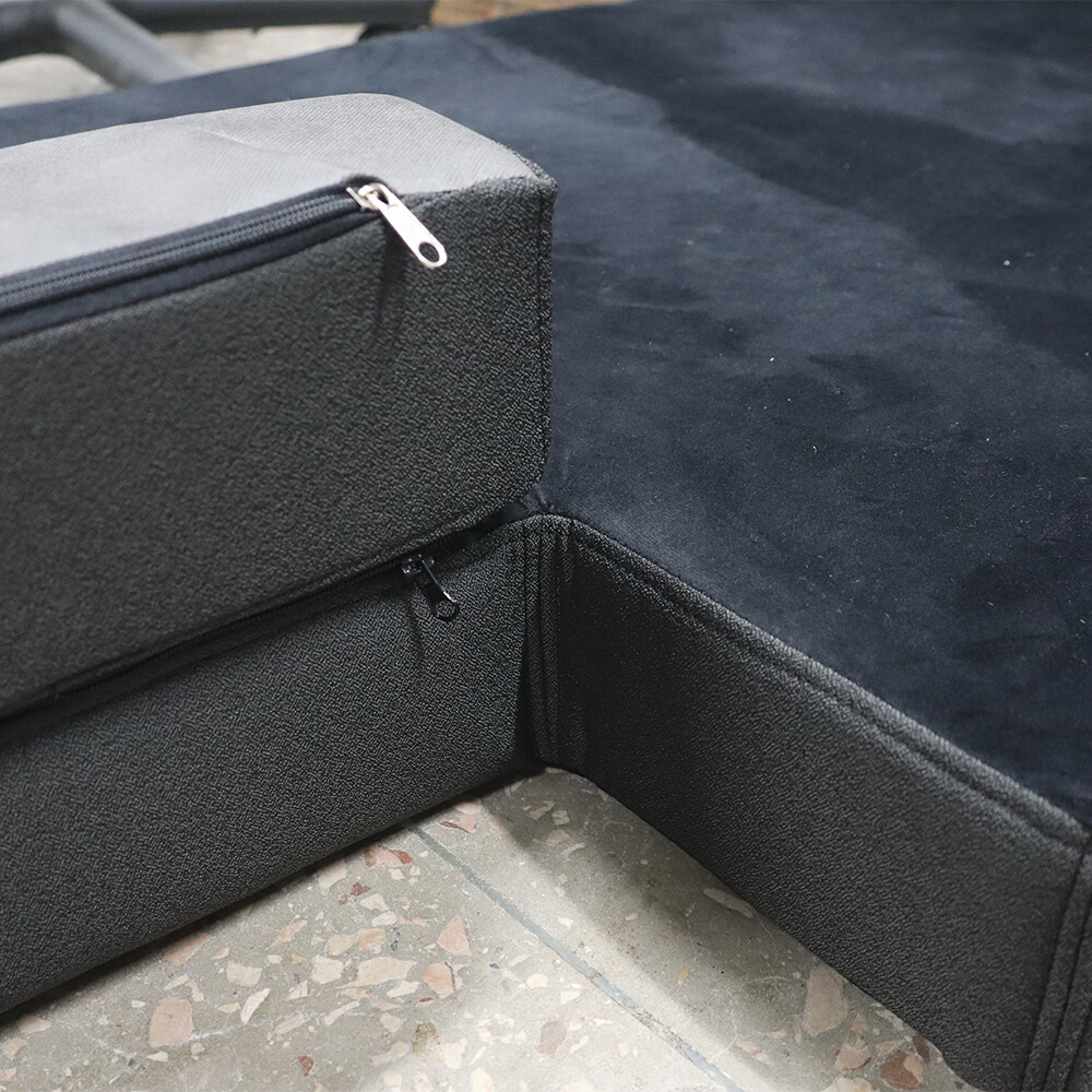 Матрас SCANIA R до 2017г. Велюр+мрамор, черно-серый