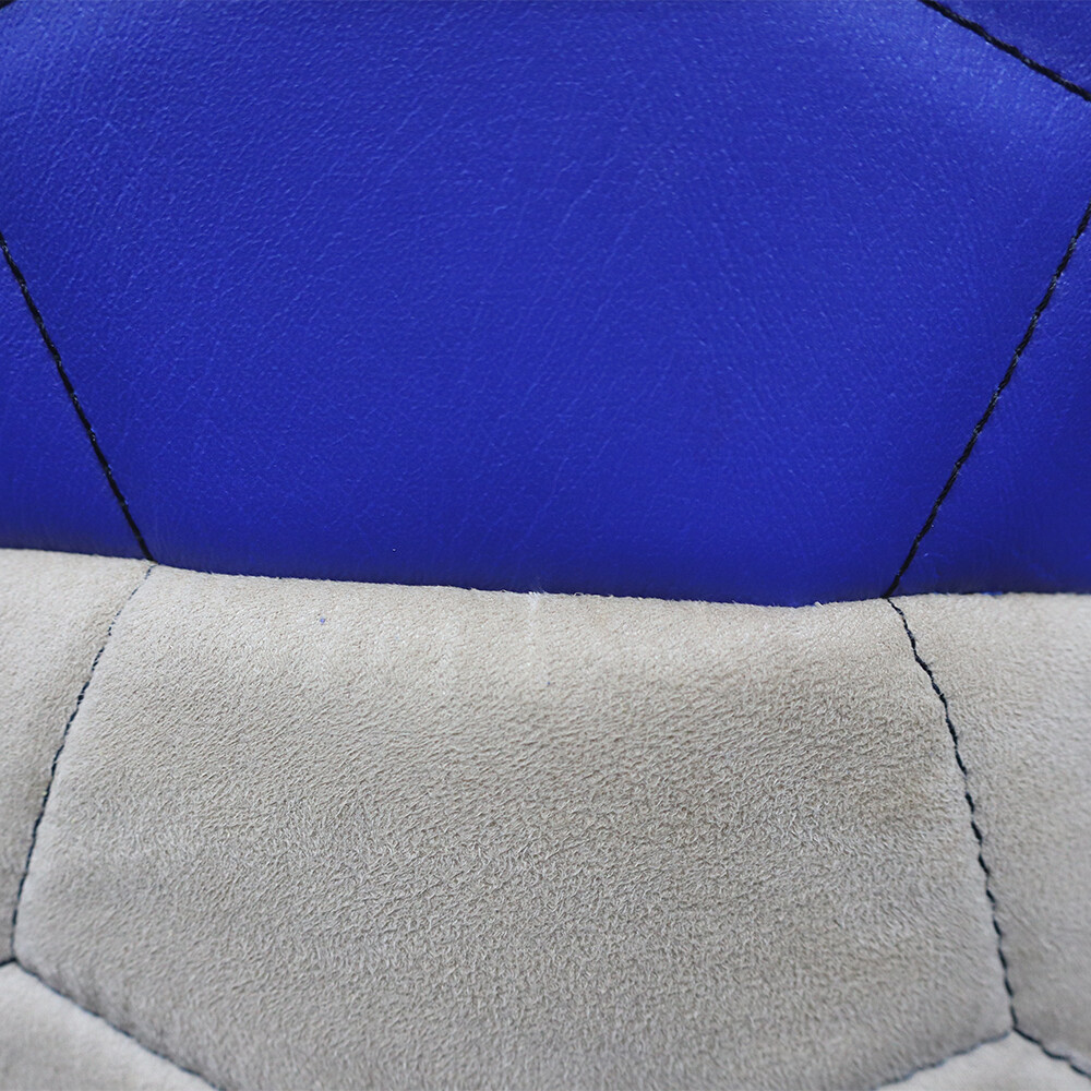 Чохол на сидіння DAF XF95 105 CF85 75 65 LF (2002-2012) шкіра синя-алькантара бежева Чохол на сидіння DAF XF95 105 CF85 75 65 LF (2002-2012) шкіра синя-алькантара бежева