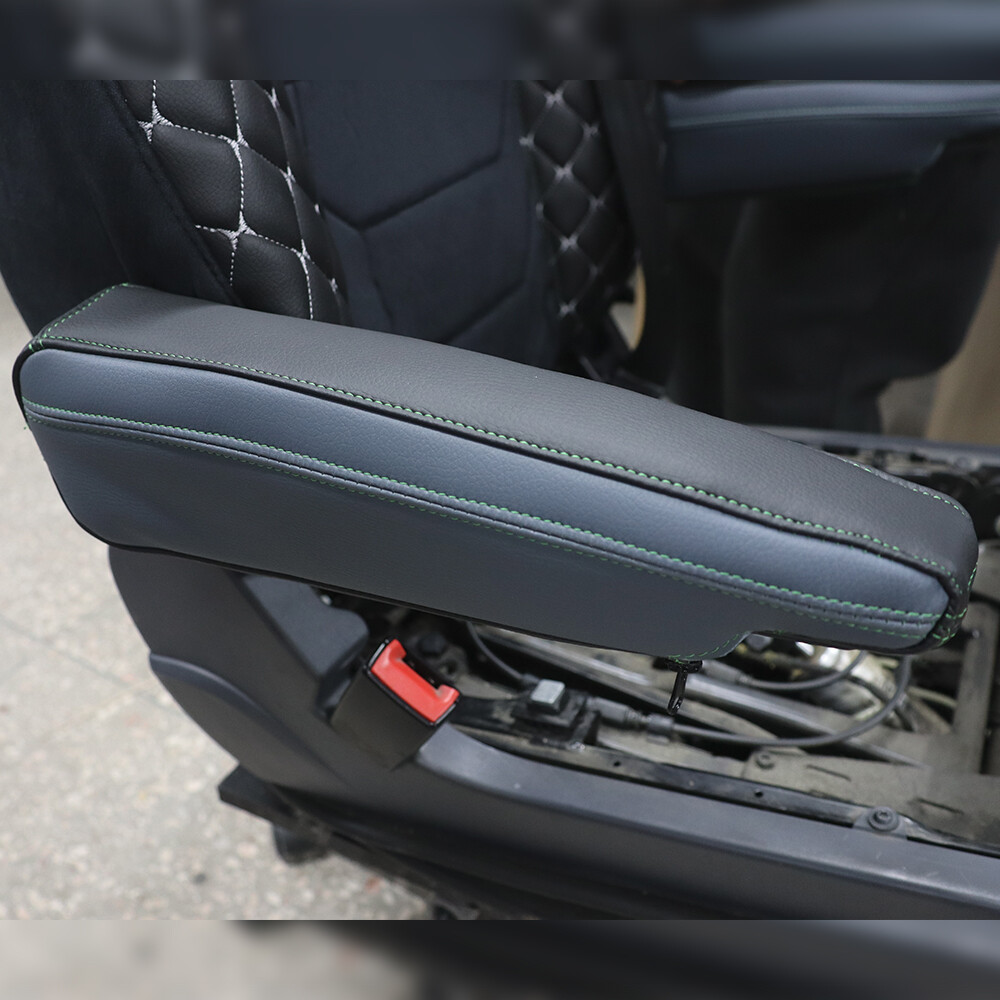 Підлокітник SCANIA, чорна шкіра (2 шт.)