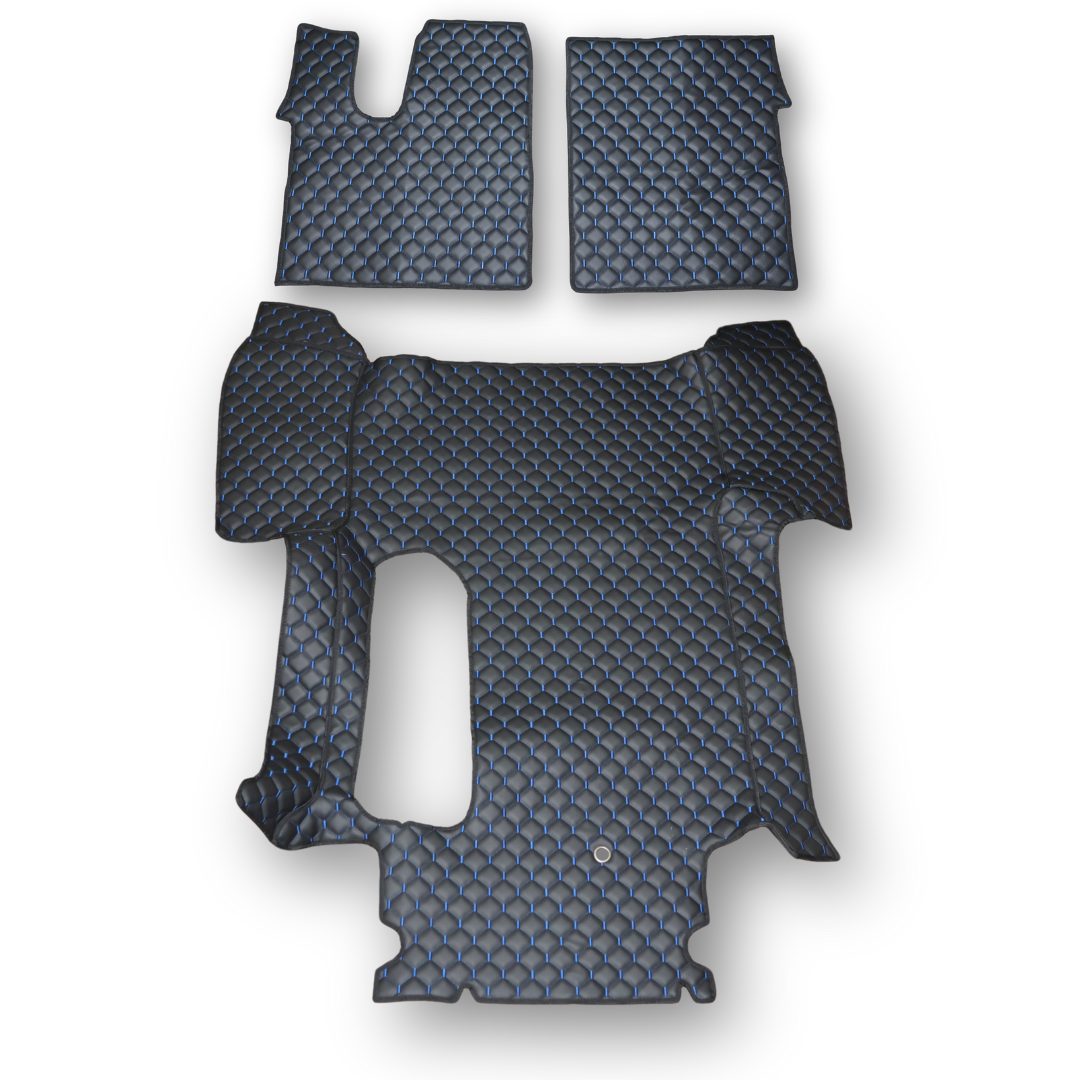 Коврик Экокожа MAN TGM; TGL; TGS; TGA XL со спальником 2007-2020; МКПП, черный