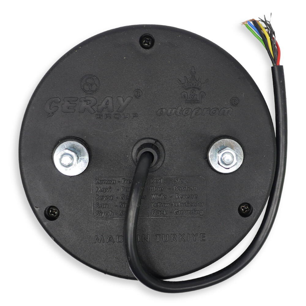 Ліхтар задній неоновий круглий діодний 24 V(140*51)