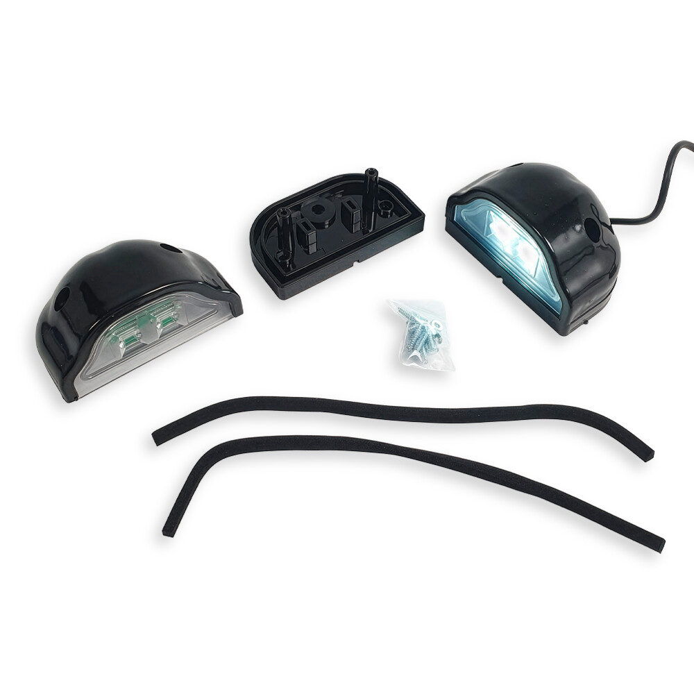 Підсвічування номера "хвиля" чорна LED \NOKTA\ 12V