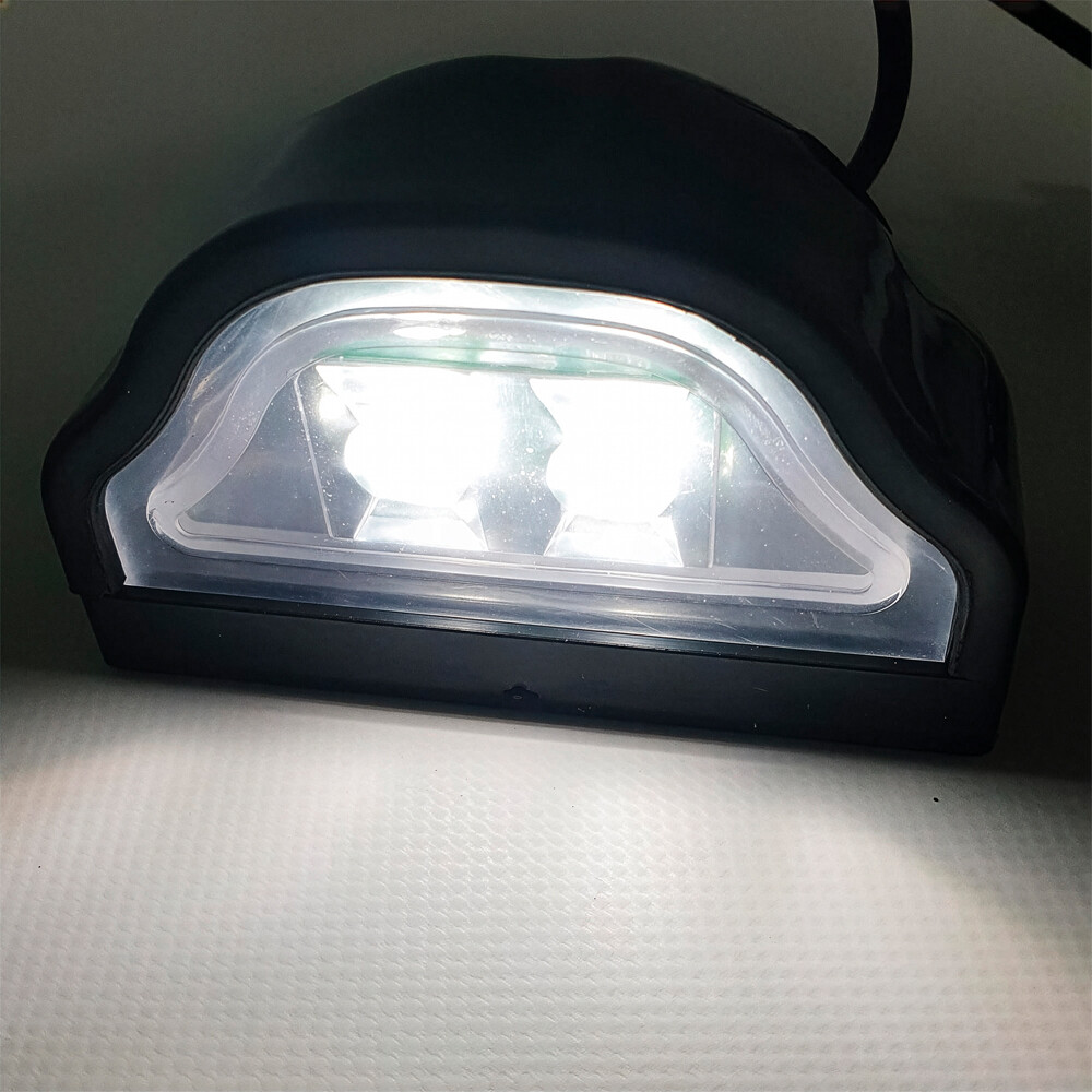 Підсвічування номера "хвиля" чорна LED \NOKTA\ 12V