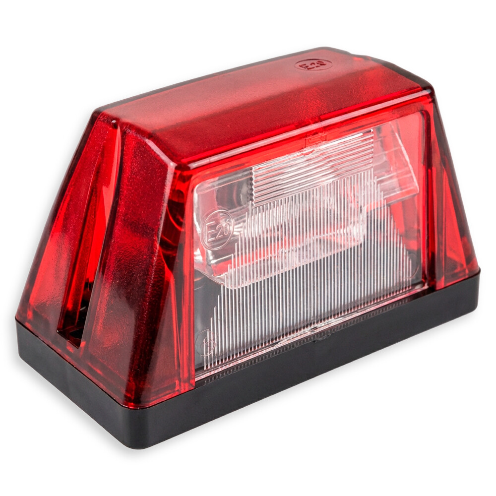 Підсвічування номера "цегла" червона (лампочка)