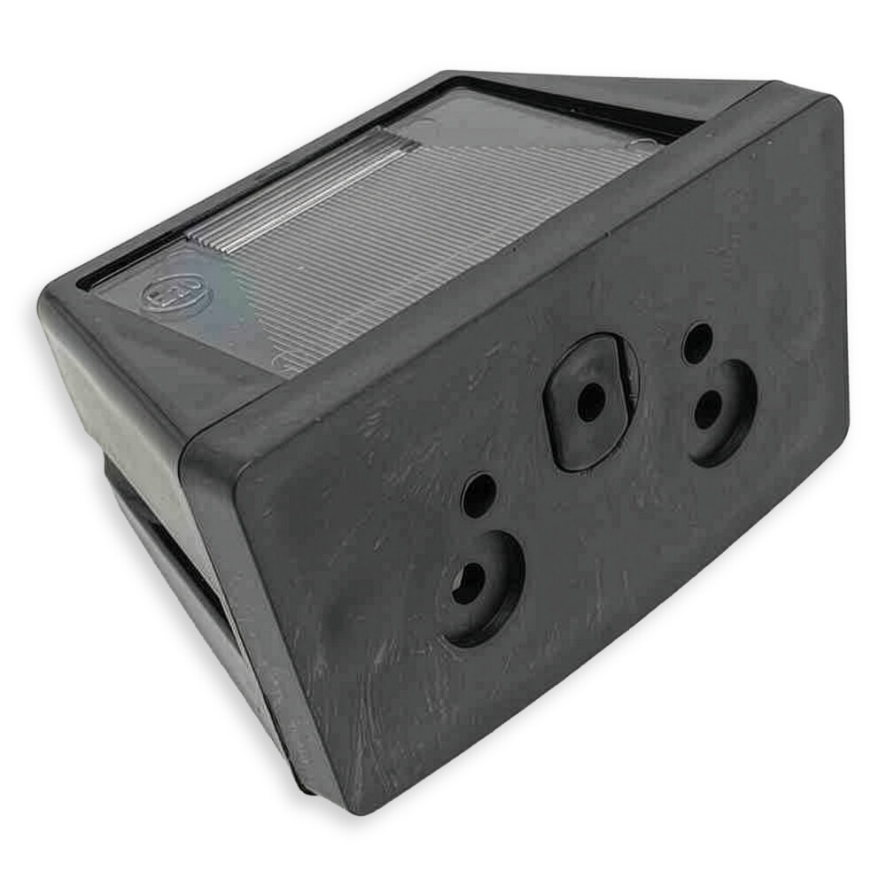 Подсветка номера "кирпич" черная  (лампочка)