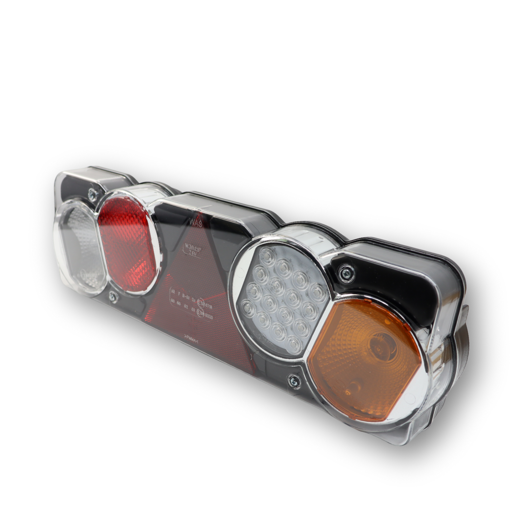 Ліхтар задній універсальний WAS діодно-ламповий з роз'ємом \прав.\