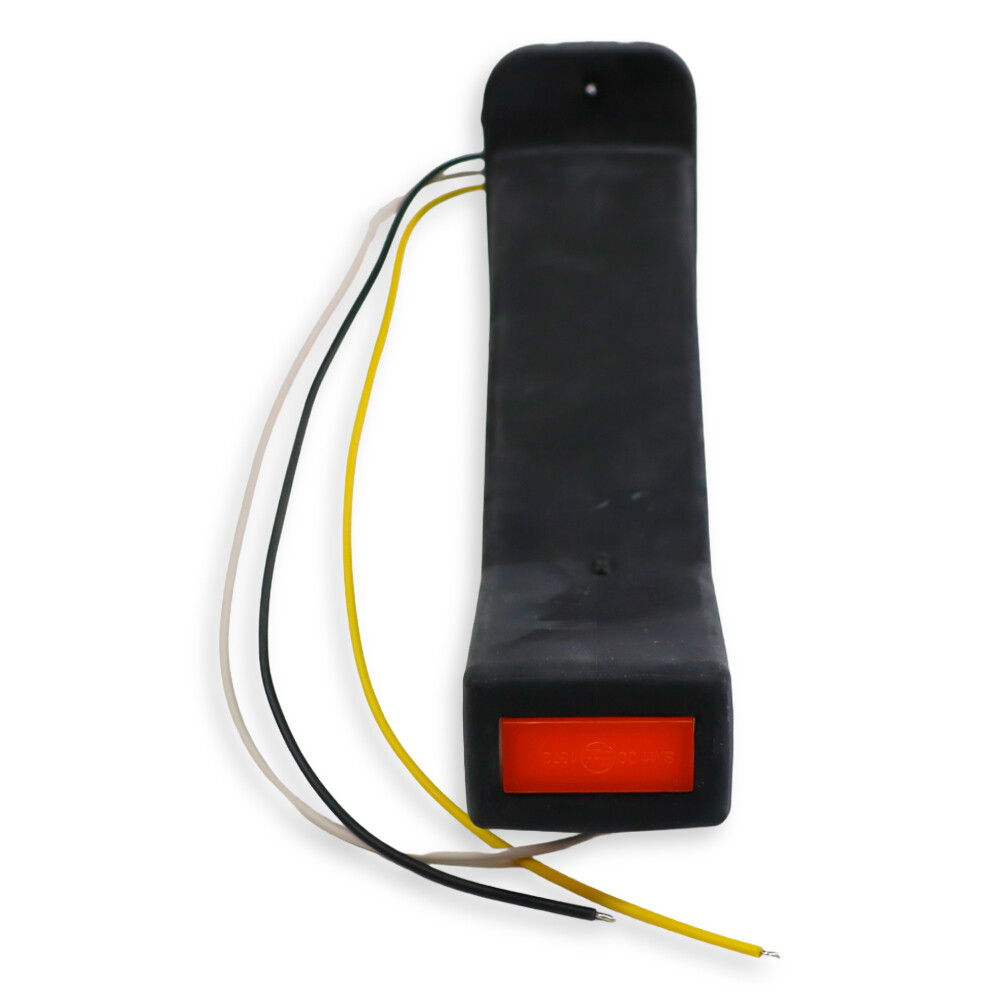 Ліхтар габаритний ріг LED 12-24 V 19см габарит + біг. указ. повор. \ WAS \Лів.