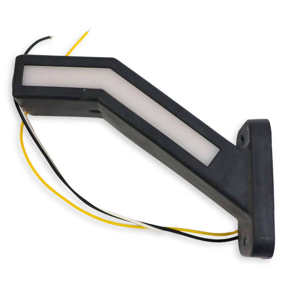 Ліхтар габаритний ріг LED 12-24 V 19см габарит + указ. повор. \WAS\Лів. Ліхтар габаритний ріг LED 12-24 V 19см габарит + указ. повор. \WAS\Лів.