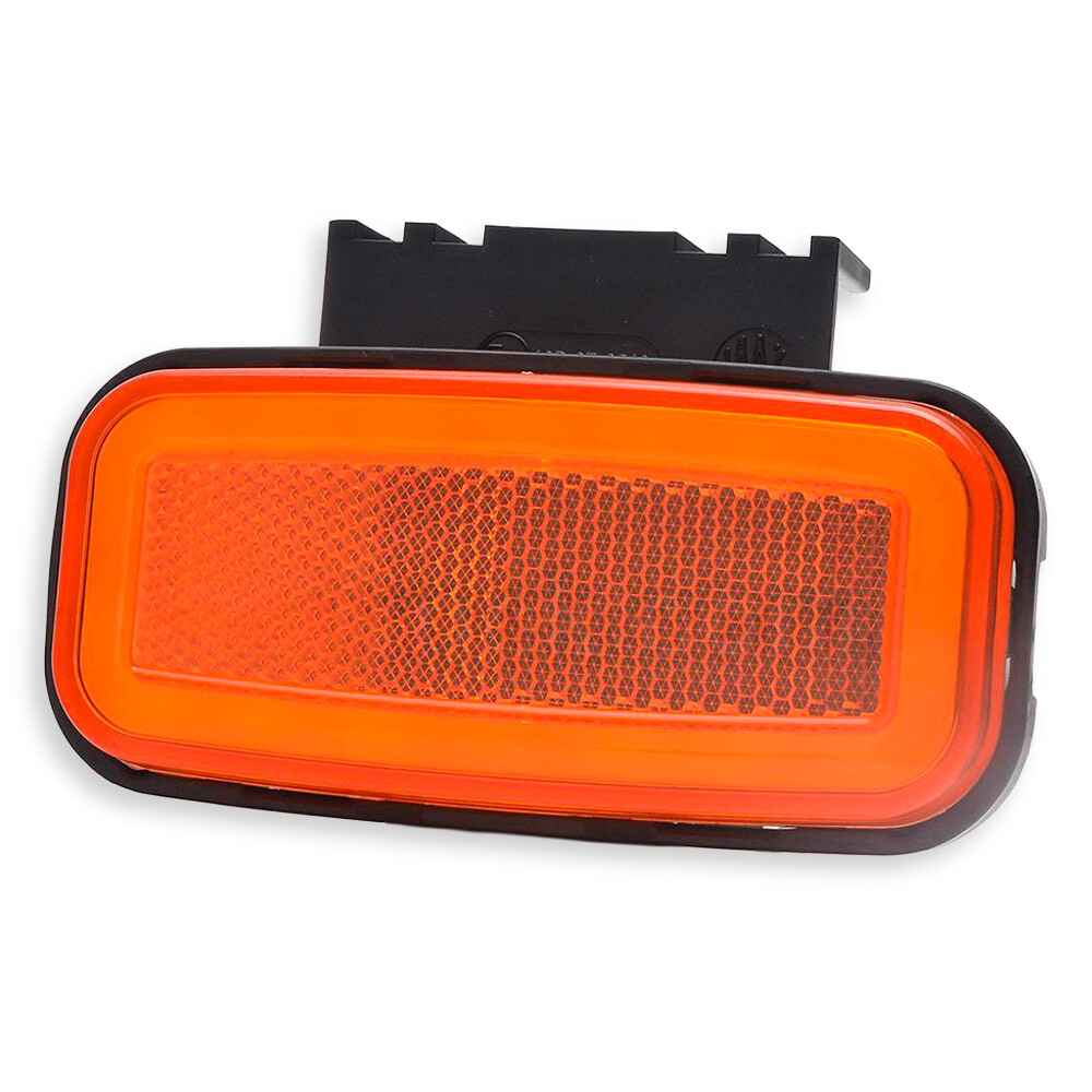 Ліхтар габаритний NEON жовтий 12-24V 117X56 \WAS\