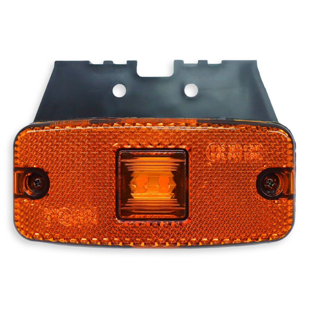 Ліхтар габаритний діодний жовтий 12-24 V \з кріпленням 3діод.\ WAS