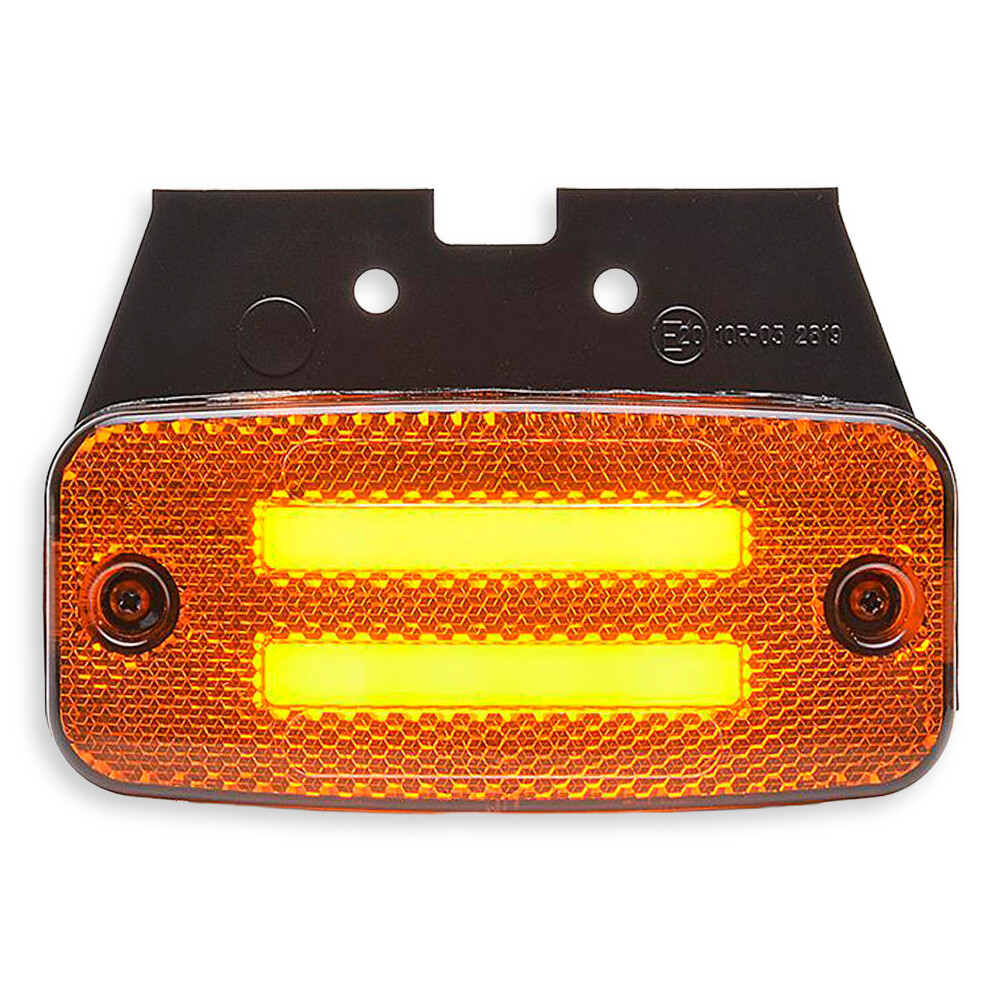 Ліхтар габаритний NEON жовтий 2 смуги \WAS\