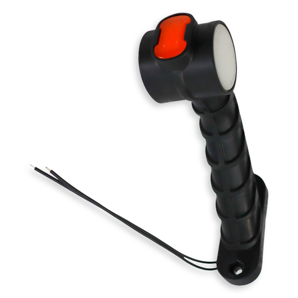 Ліхтар габаритний ріг LED 12-24 V триколірний 20см \WAS\ прав.