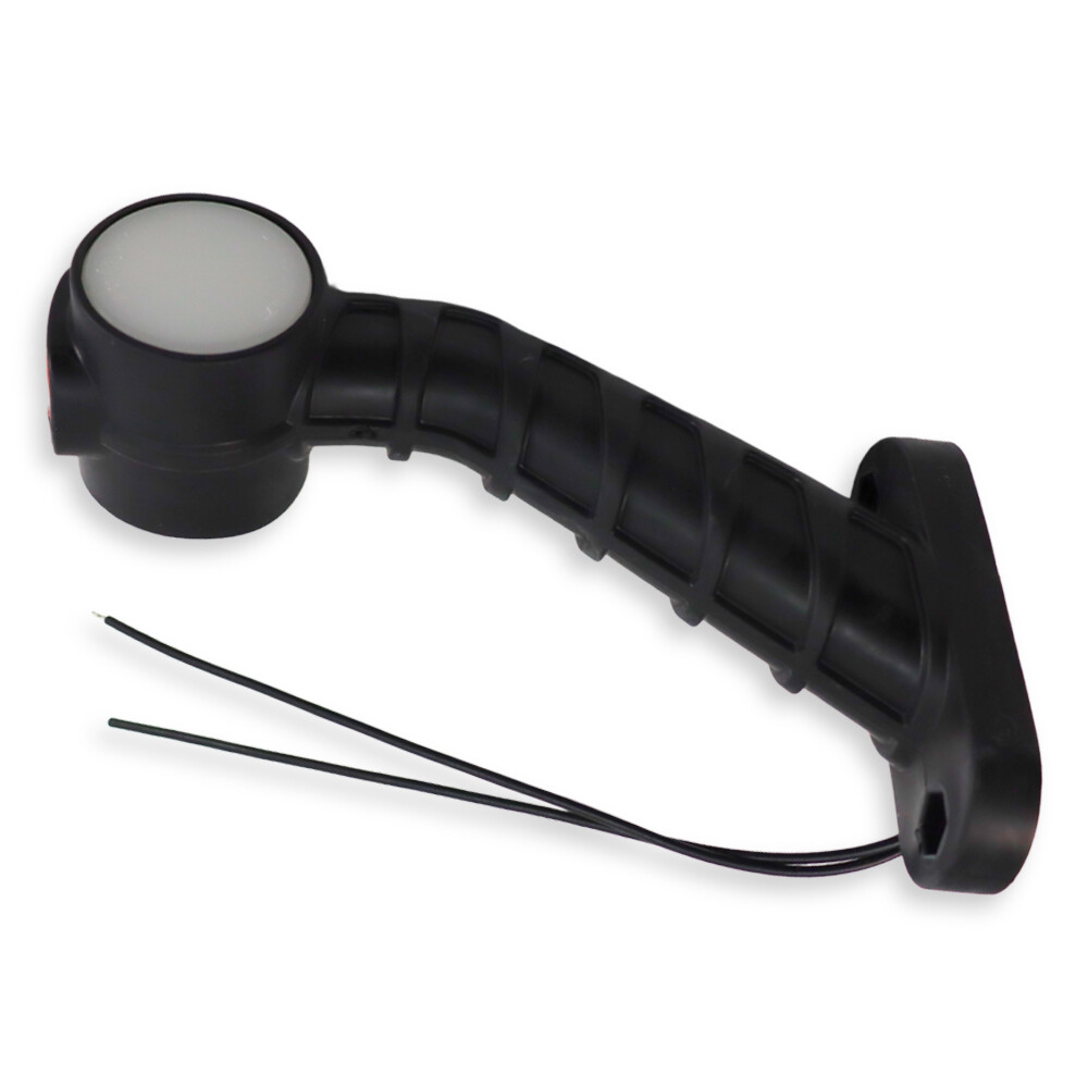 Ліхтар габаритний ріг LED 12-24 V триколірний 20см \WAS\ прав.