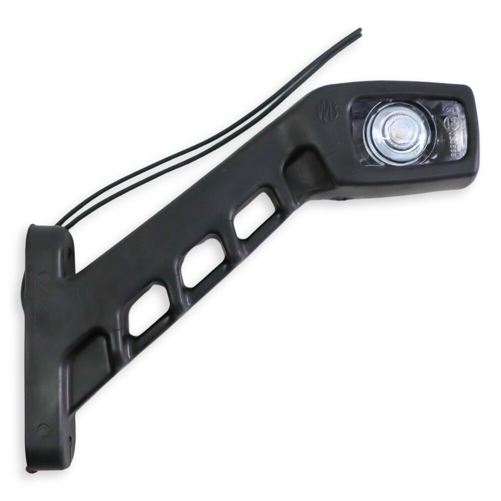 Фонарь габаритный рог LED 12-24 V  трехцветный 20см  \WAS\ прав.