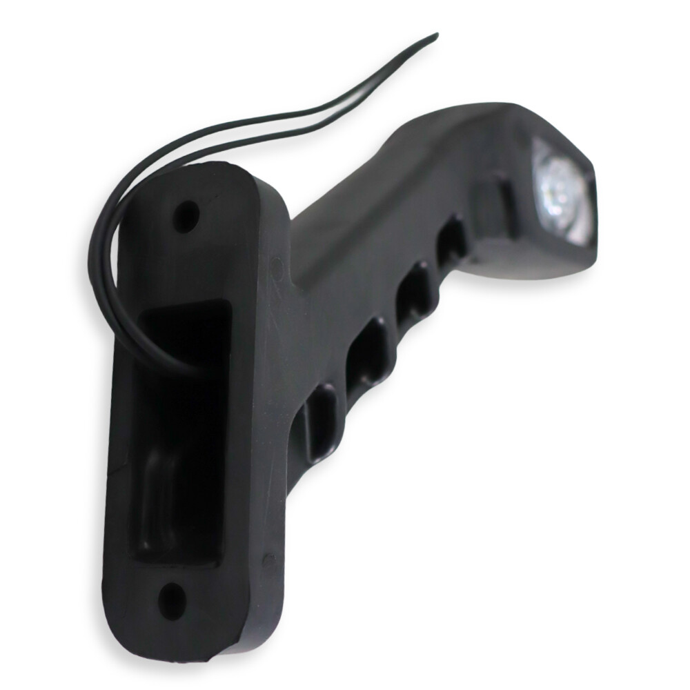 Фонарь габаритный рог LED 12-24 V  трехцветный 20см  \WAS\ прав.