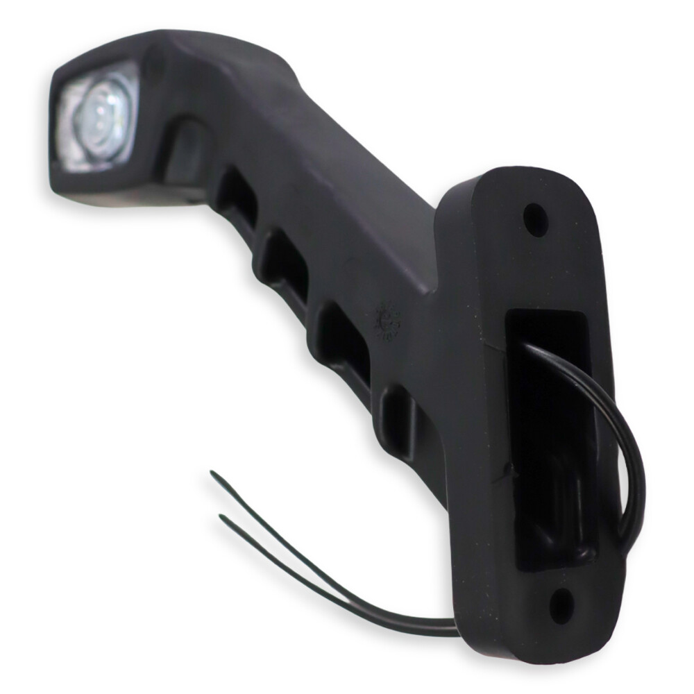 Фонарь габаритный рог LED 12-24 V  трехцветный 20см  \WAS\ лев.