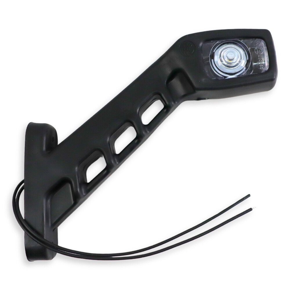 Фонарь габаритный рог LED 12-24 V  трехцветный 20см  \WAS\ лев.