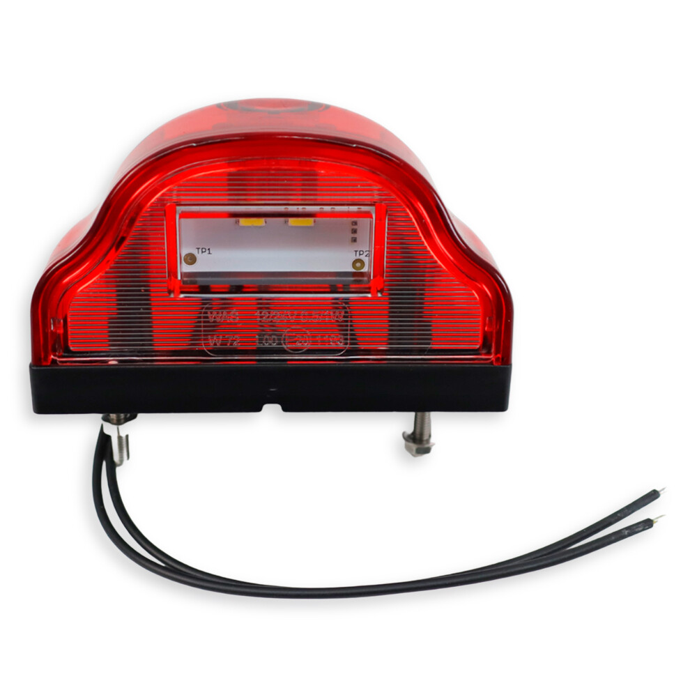 Подсветка номера 12V \ 24V  красная LED \WAS\