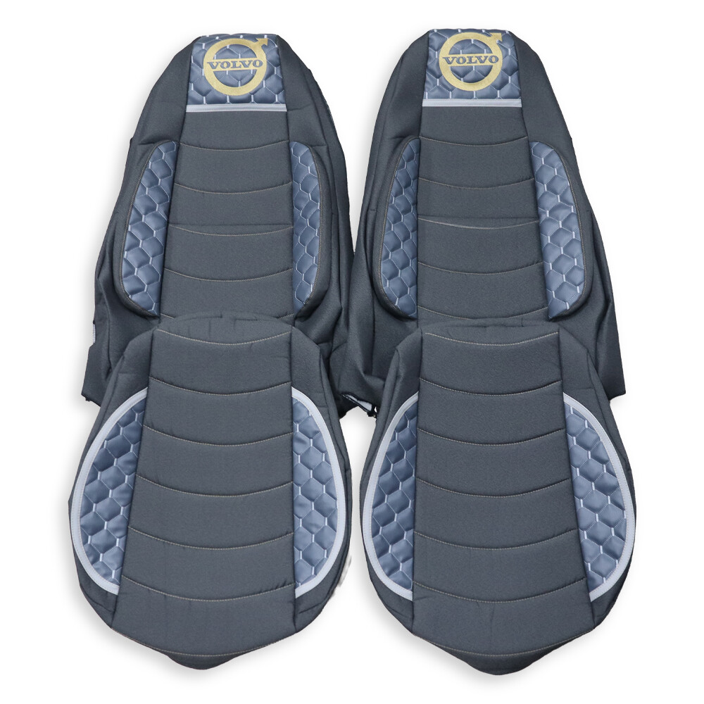 Чохол на сидіння KILIFI VOLVO FH FM (2002-2013), 2 ремні, сірий