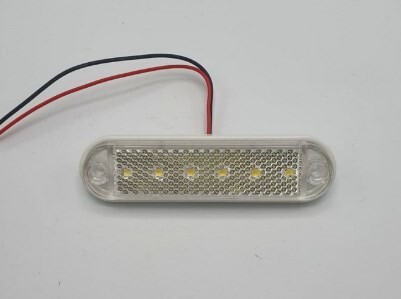 Фонарь декоративный диодный 6LED 24V белый
