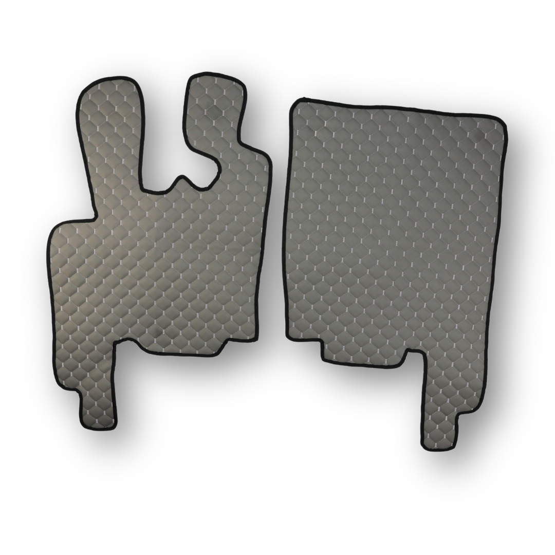 Килимок Екошкіра DAF XF95 1997-2005; МКПП, сірий, Килимок Екошкіра DAF XF95 1997-2005; МКПП, сірий,