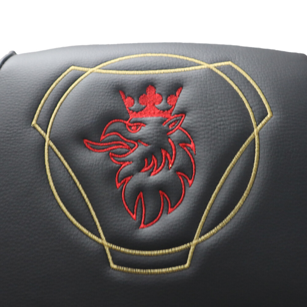 Чохол на сидіння Perfo-ECO SCANIA R,G,P (2004-2017) водій пілот - пас. складне, чорний