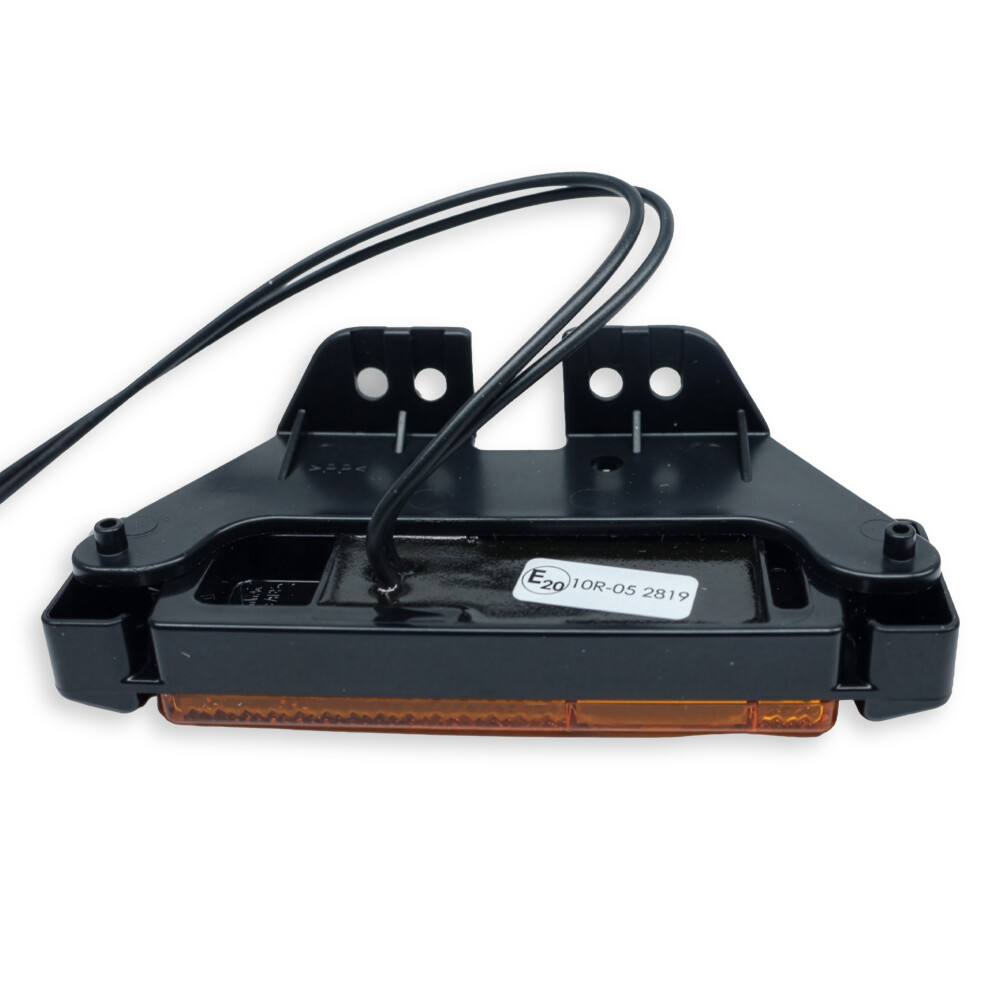 Фонарь габаритный  диодный желтый 12-24 V  \с креп. + отражатель \ WAS