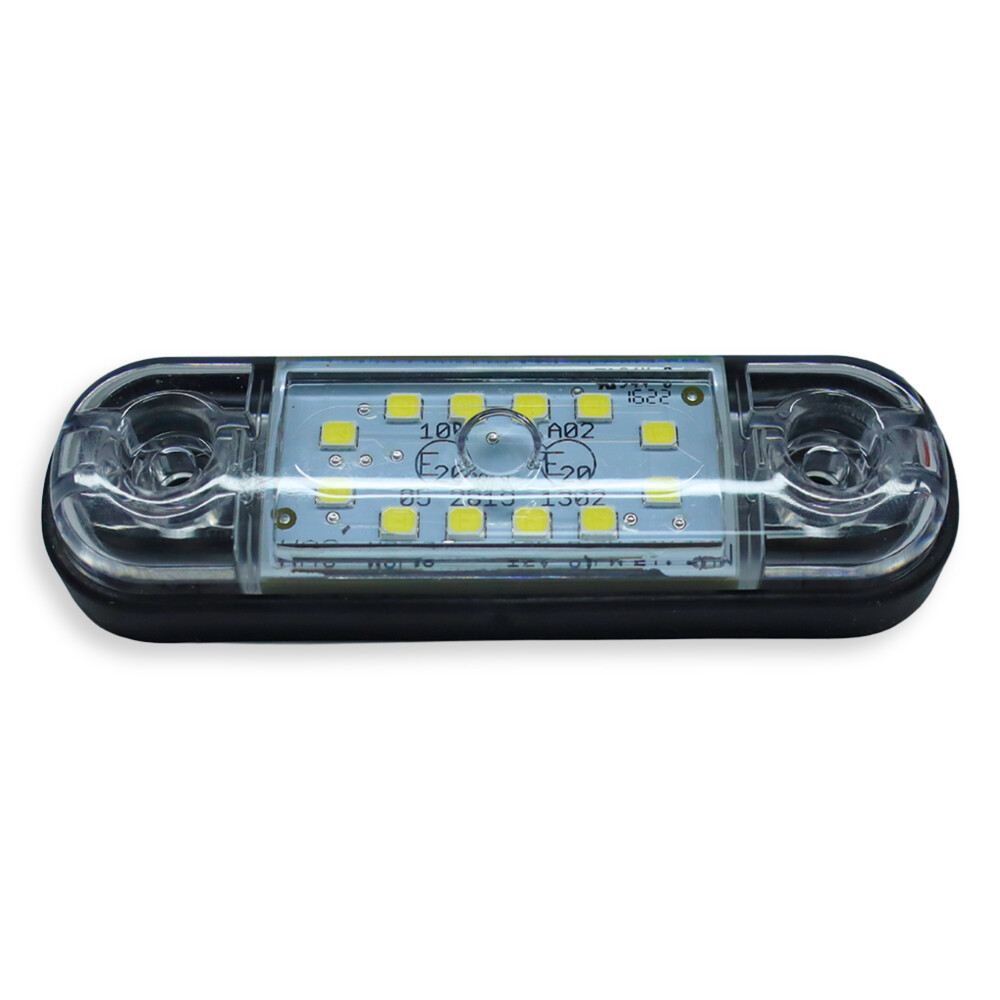 Ліхтар габаритний 12 діодів білий 84x24\12-24 V WAS Ліхтар габаритний 12 діодів білий 84x24\12-24 V WAS