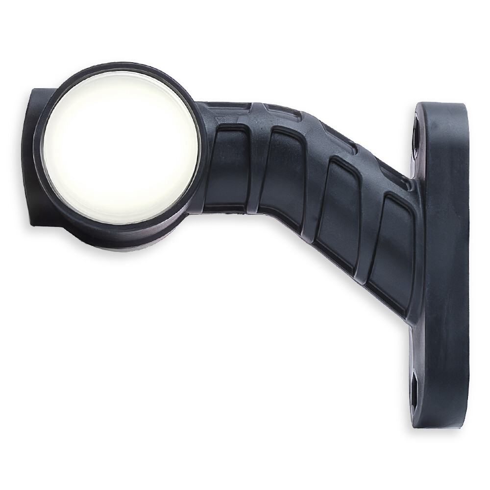 Ліхтар габаритний ріг LED 12-24 V триколірний 13.5см \WAS\ прав.