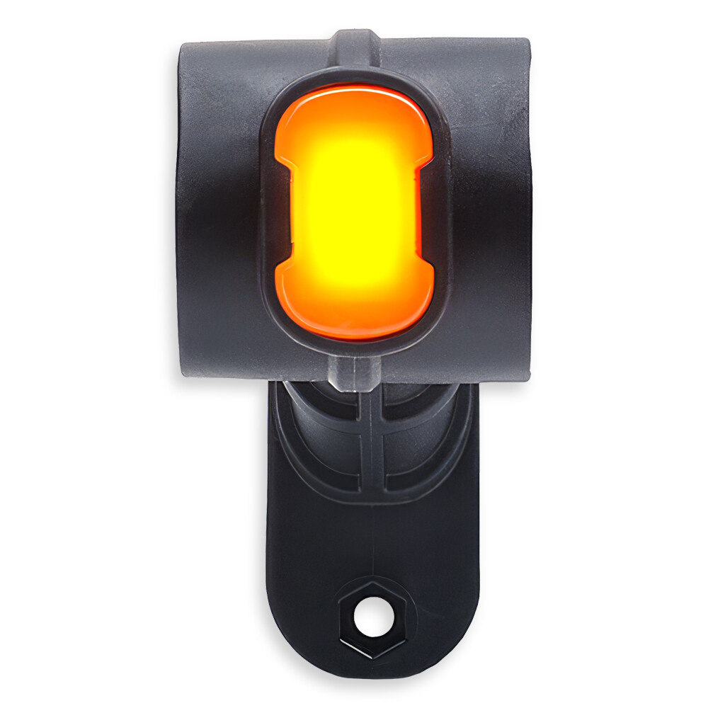 Ліхтар габаритний ріг LED 12-24 V триколірний 13.5см \WAS\ лівий