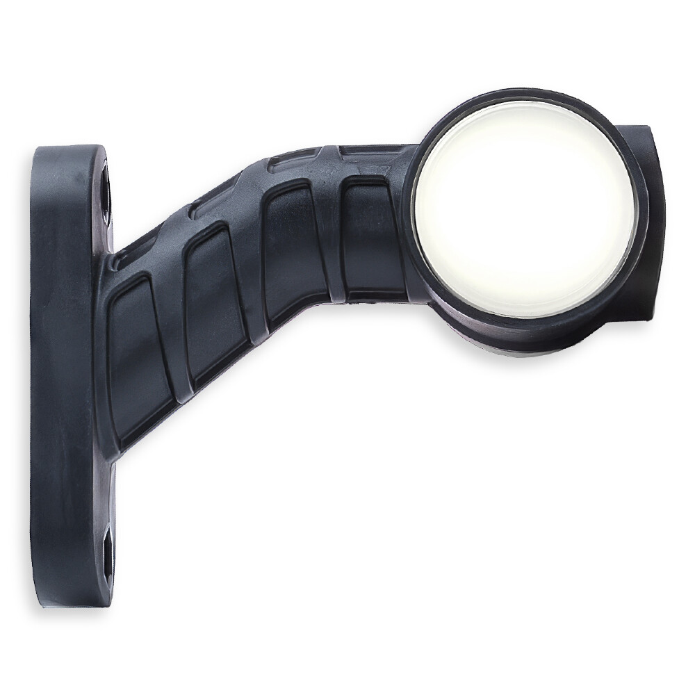 Ліхтар габаритний ріг LED 12-24 V триколірний 13.5см \WAS\ лівий